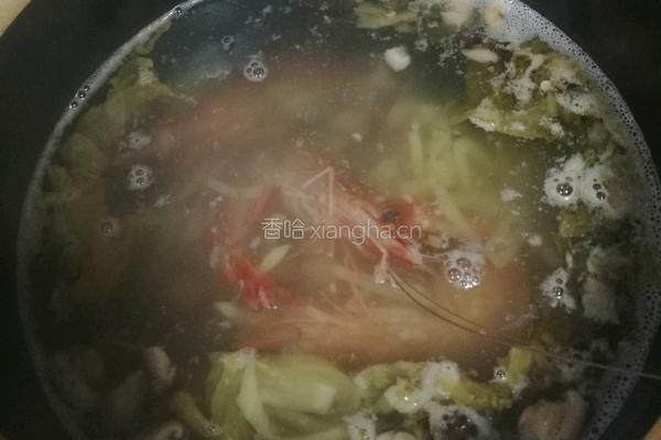 酸辣海鲜米线的做法图解11