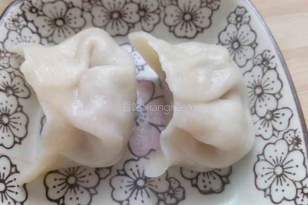 酸菜馅水煎饺的做法图解3