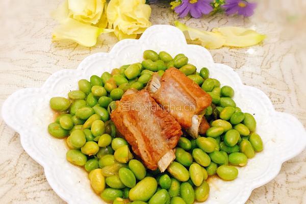 青豆焖排骨的做法图解14