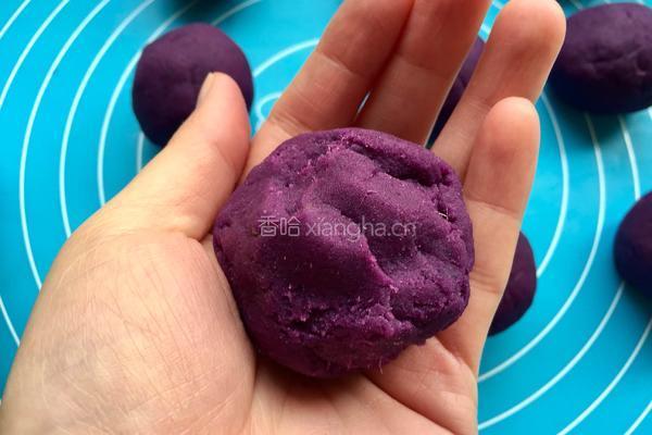 蜜豆桂花紫薯糕的做法图解8
