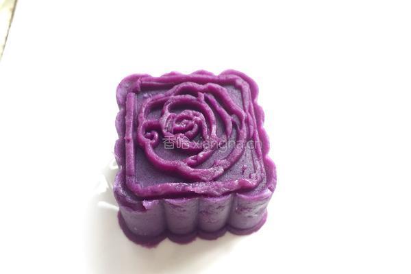 蜜豆桂花紫薯糕的做法图解11