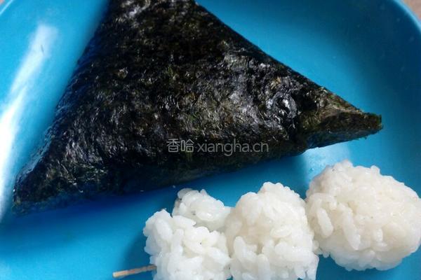三角紫菜包饭的做法图解7