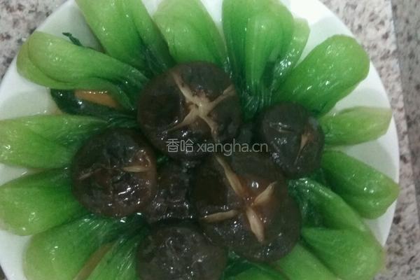 青菜香菇的做法图解11