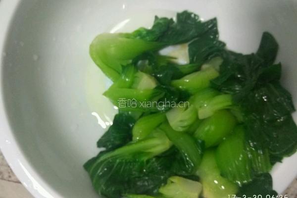 青菜香菇的做法图解7