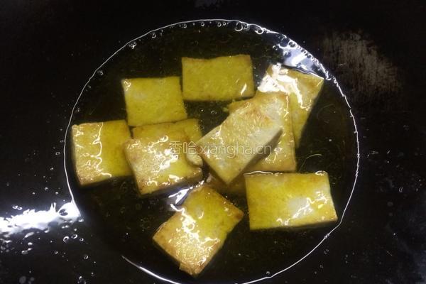 香椿煎豆腐的做法图解8