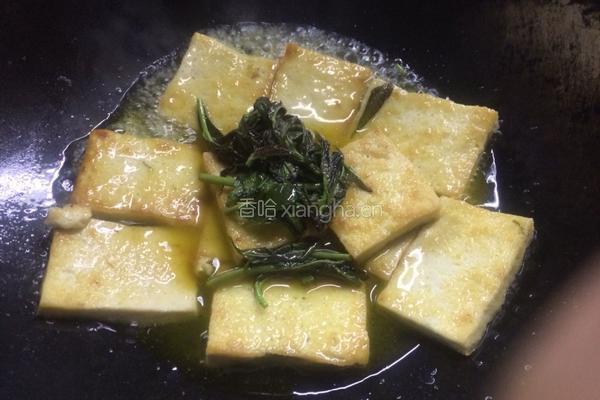 香椿煎豆腐的做法图解11