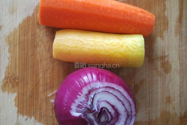 素抓饭的做法图解1