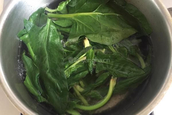 菠菜鸡蛋汤的做法图解2