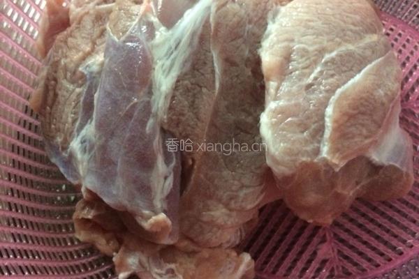 孜然瘦肉的做法图解1