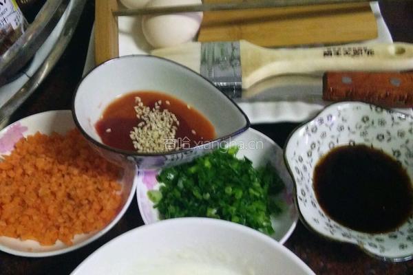 雞蛋煎餅的做法图解1