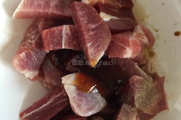 香酥炸肉的做法图解2