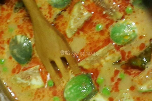 泰式红咖喱鸡肉的做法图解3