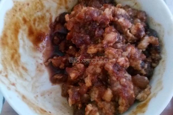 肉沫白菜的做法图解2