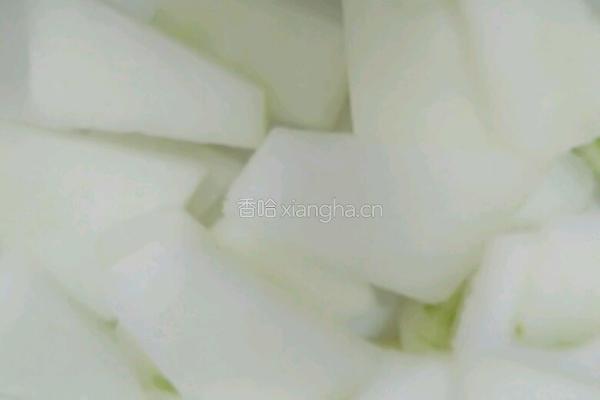 蚝油冬瓜的做法图解3
