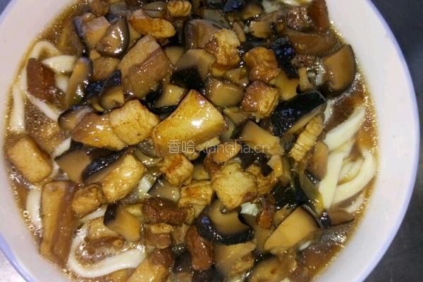 香菇手擀面的做法图解8