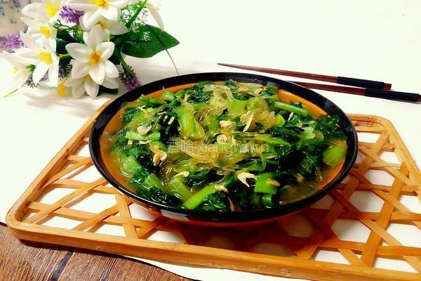 虾皮粉丝小白菜