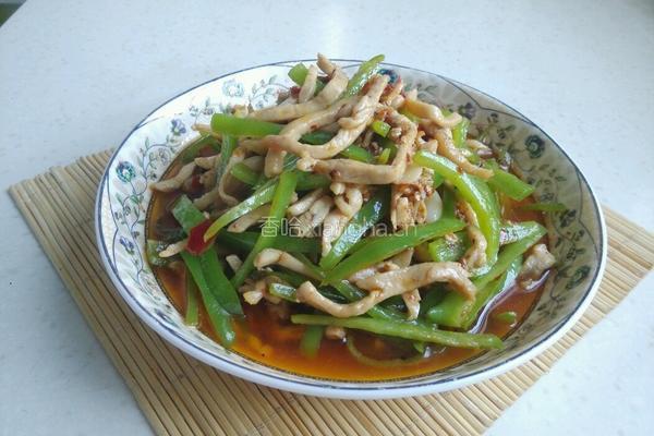青椒鸡肉丝的做法图解7