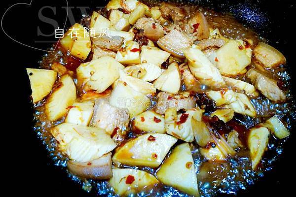 冬笋烧肉的做法图解4
