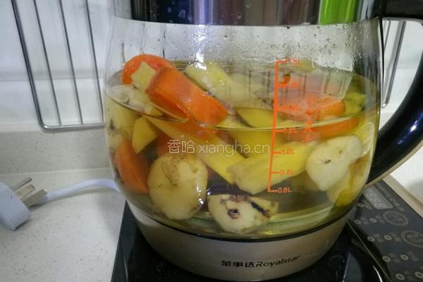 无冰糖竹蔗茅根马蹄水的做法图解3