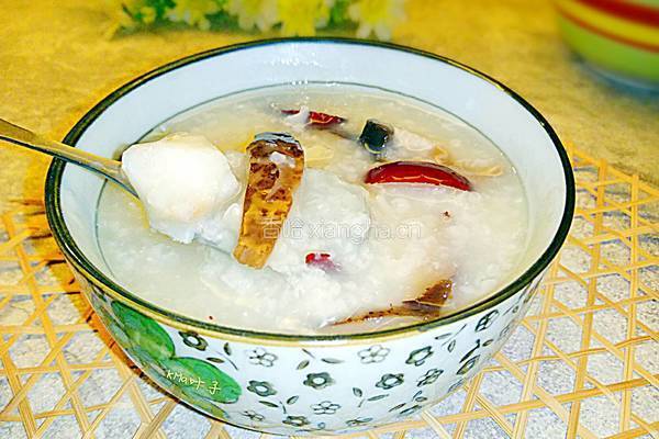 红枣香菇鳕鱼粥的做法图解9