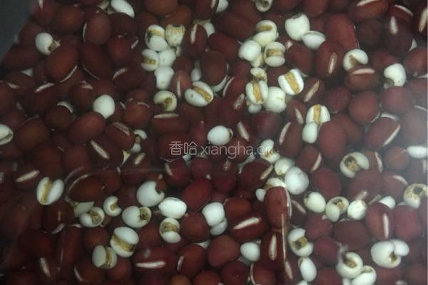 红豆薏米粥的做法图解2