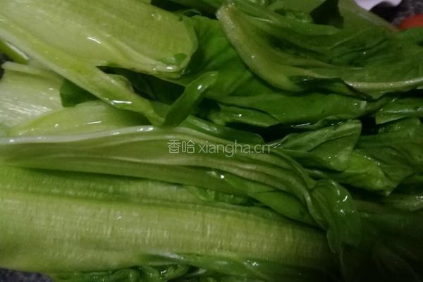 蒜蓉根达菜的做法图解1