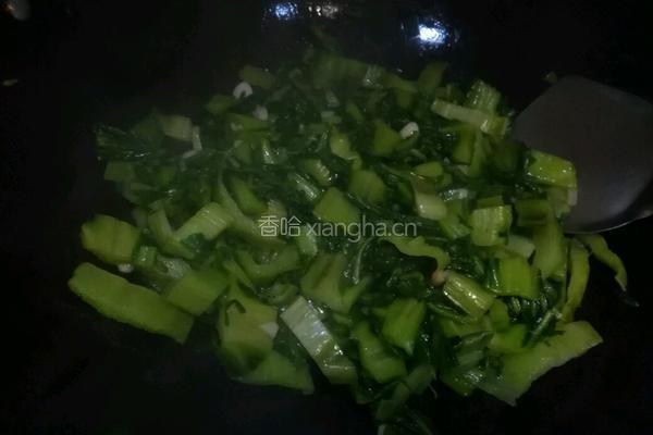 蒜蓉根达菜的做法图解7