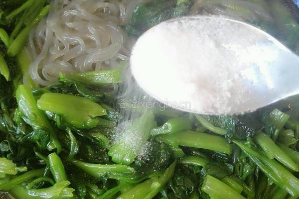 菠菜烩细粉的做法图解11