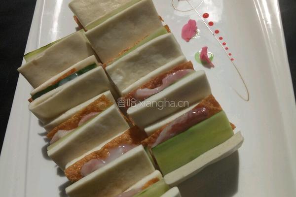 腊味白玉夹的做法图解6
