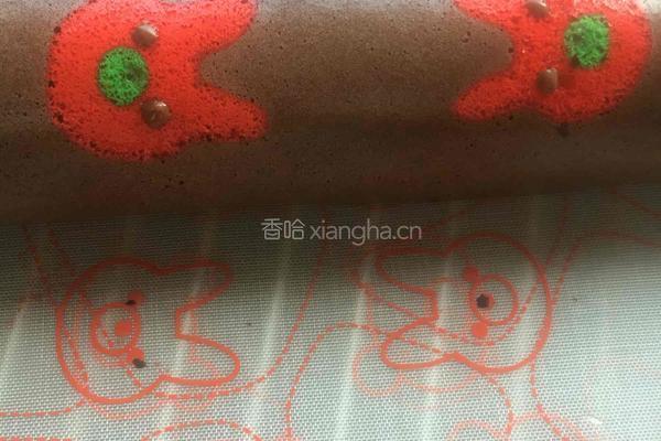 小熊兔子蛋糕卷的做法图解13
