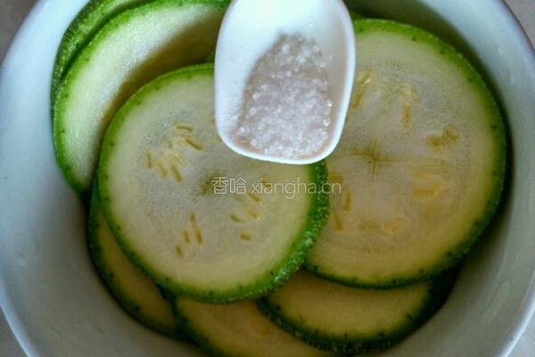 香煎角瓜片的做法图解4