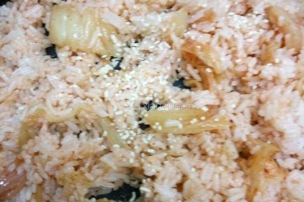 海苔泡菜团的做法图解5