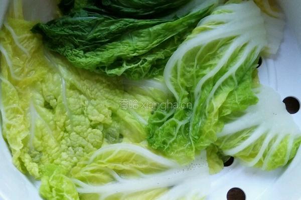 白菜肉卷的做法图解2