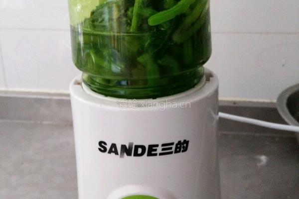 菠菜鸡蛋饼的做法图解2