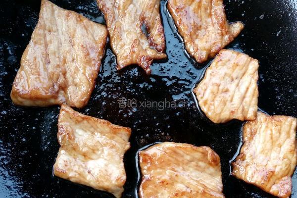 煎猪肉的做法图解4
