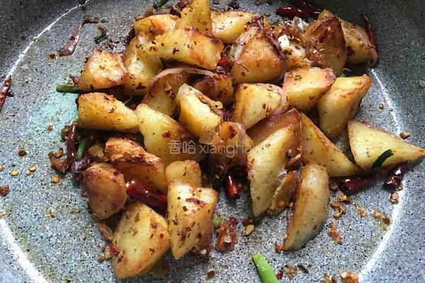 孜然香辣土豆块的做法图解10