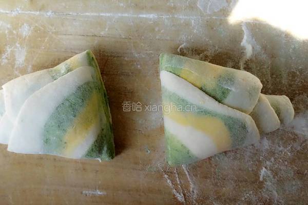 ❤小蕊式蔬菜玫瑰花馒头和开花馒头的做法图解10