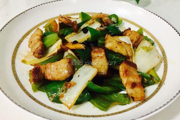豆豉辣椒回锅肉的做法图解12