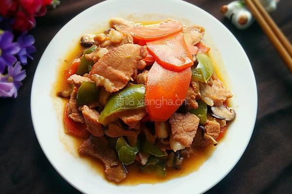 瘦肉炒杂蔬