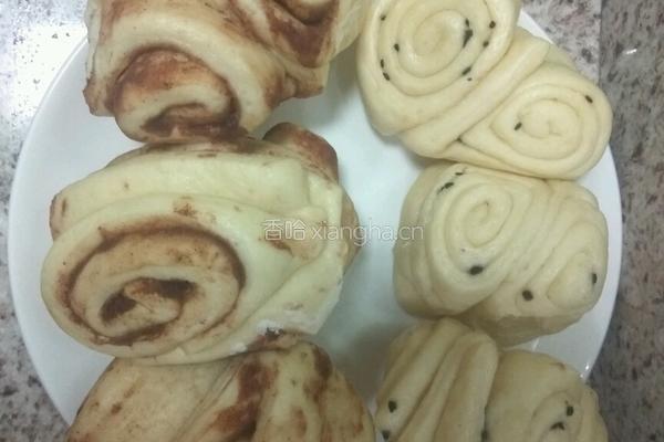 豆沙花卷的做法图解13