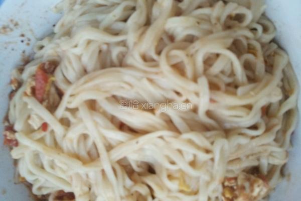 番茄鸡蛋面的做法图解6