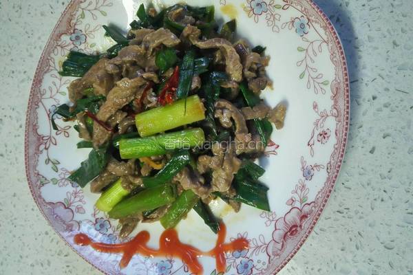 牛肉炒大蒜