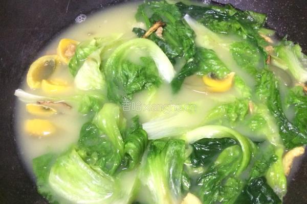 上汤生菜的做法图解7