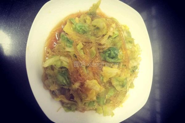 粉丝包菜的做法图解7