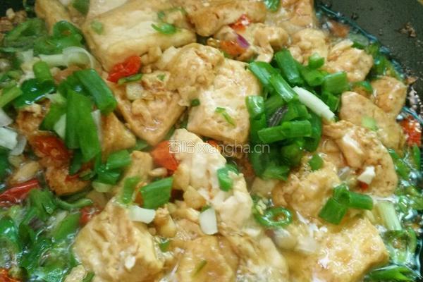 辣椒煎豆腐的做法图解8