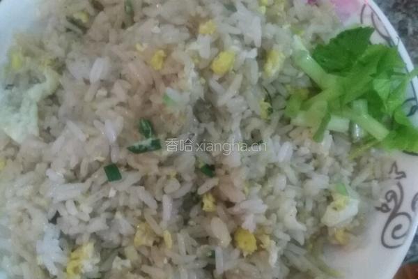 葱花鸡蛋炒饭的做法图解5