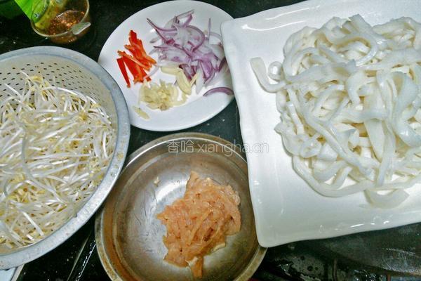 干炒肉河的做法图解2