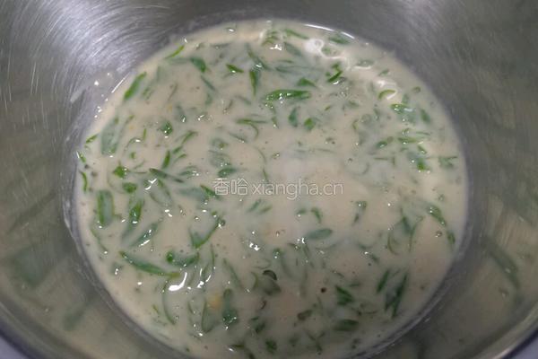 柳芽鸡蛋煎饼的做法图解5
