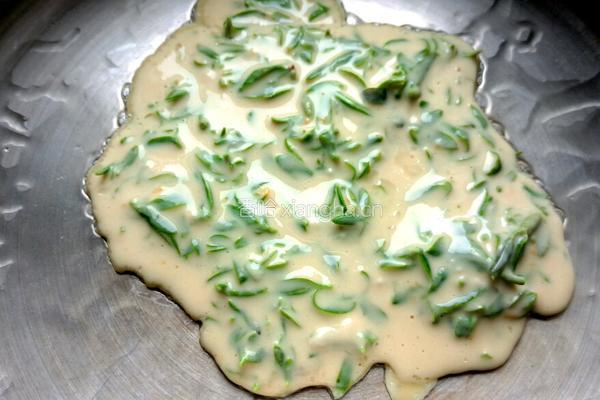 柳芽鸡蛋煎饼的做法图解6