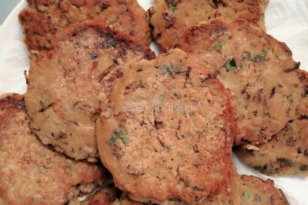 豆浆渣肉饼的做法图解9